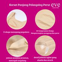 Gambar Korset Panjang Pelangsing Perut Slimming Suit Long Torso KR047 - CREAM, M dari Eve Maternity Store Kota Administrasi Jakarta Barat 3 Tokopedia