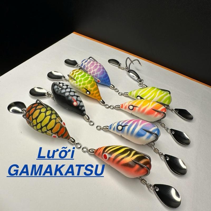  Nhái hơi F35 body chính hãng của TNT lưỡi Gamakatsu  thích hợp cho cần dẻo chơi cảm giác đóng cá nhẹ nhàng  phiên bản ôm body đánh tự nhiên và địa hình có cỏ.... 