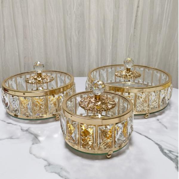 Hủ Thủy Tinh Đựng Bánh Kẹo - phong cách châu âu - Lọ Đựng Bánh Kẹo Mứt Tết, Hoa Quả - Trang trí ngày tết. Đựng Gia Vị Đựng Đồ Ăn khay mutt hũ thuỷ