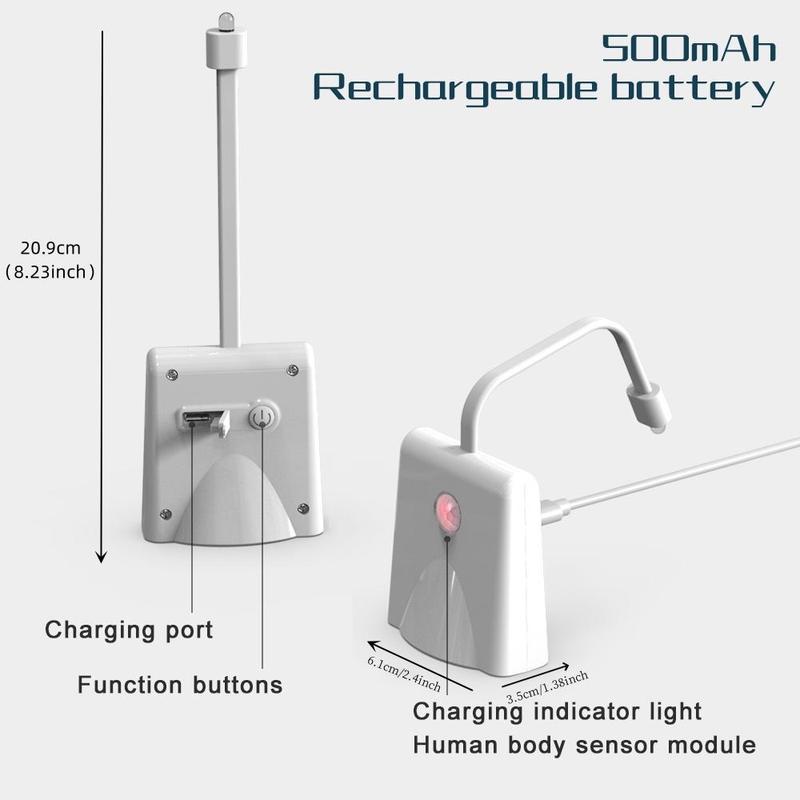 LED Motion Sensor Toilet Light, Toilet Lamp LED Night Light, Toilet Seat Light, Sensor LED Bathroom Night Lights, Indoor Lighting for Bathroom 1