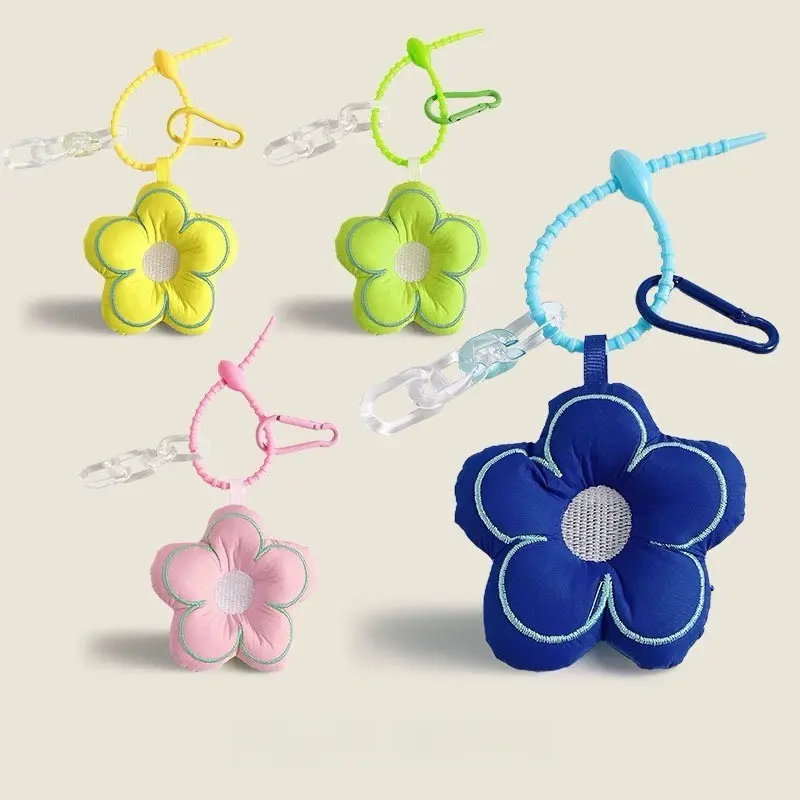 Charm Phụ Kiện Túi Xách Hình Bông Hoa Nhiều Màu 0