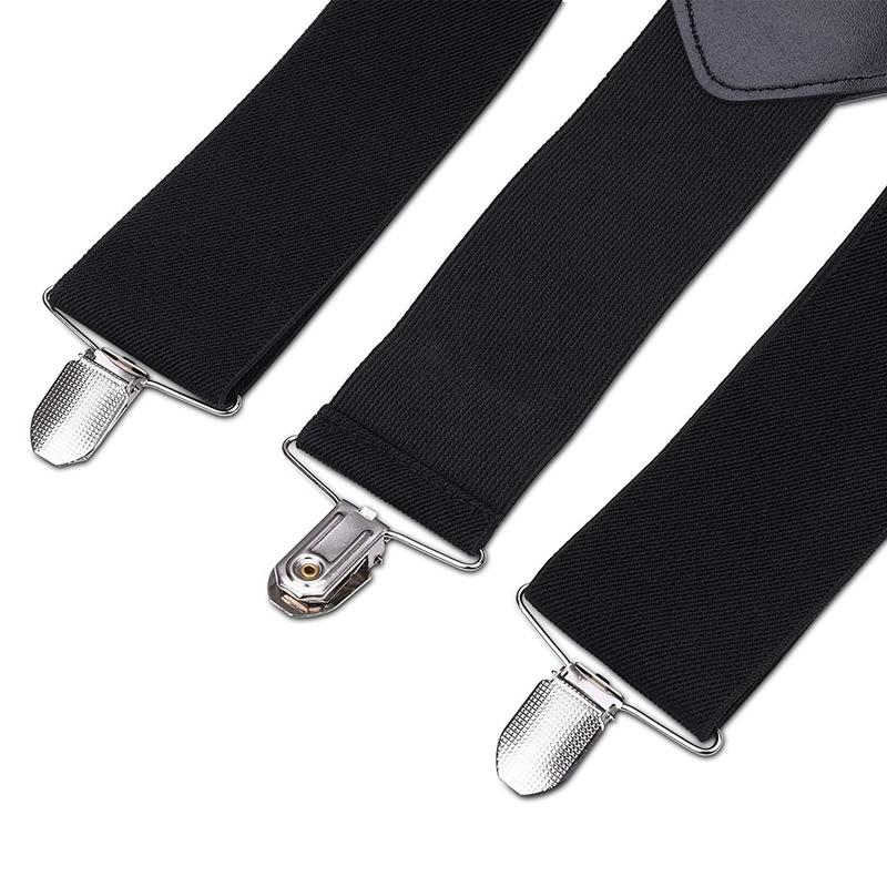 Product Introduction of Trimming Shop Unisex Heavy-Duty 3 x Clip-On Braces 50mm Y Back Suspenders Adjustable Non-Slip Locking One Size for Trousers Tuxedo Casual Formal Fashion Accessory 7
