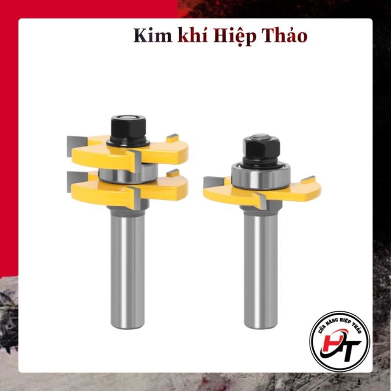 Bộ mũi phay ghép ván gỗ thẳng mũi soi ghép ván sàn BMGVG