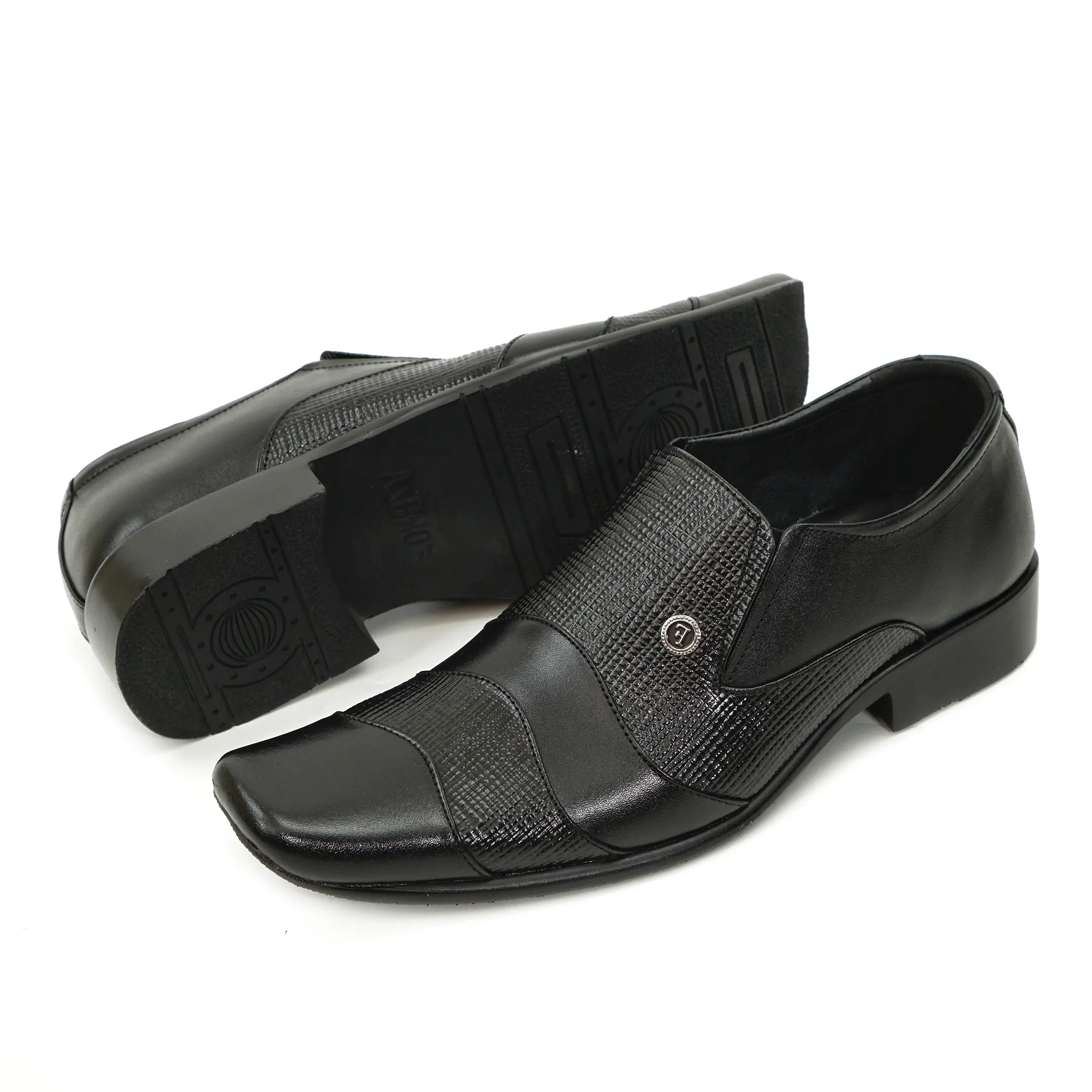 Pantofel Pria Formal Kantoran Sepatu Pantopel Kulit Asli Kode663