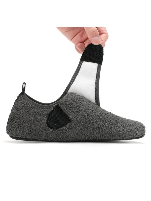 Women's Solid Color Non-slip Sports Slippers, Portable Warm Slippers for Home Travel Hotel, Sports Slide for Indoor & Outdoor Wear 8