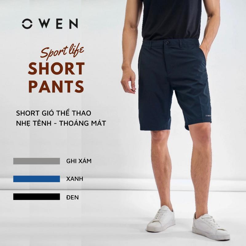 OWEN - Quần short nam Owen chất gió - Quần short gió nam