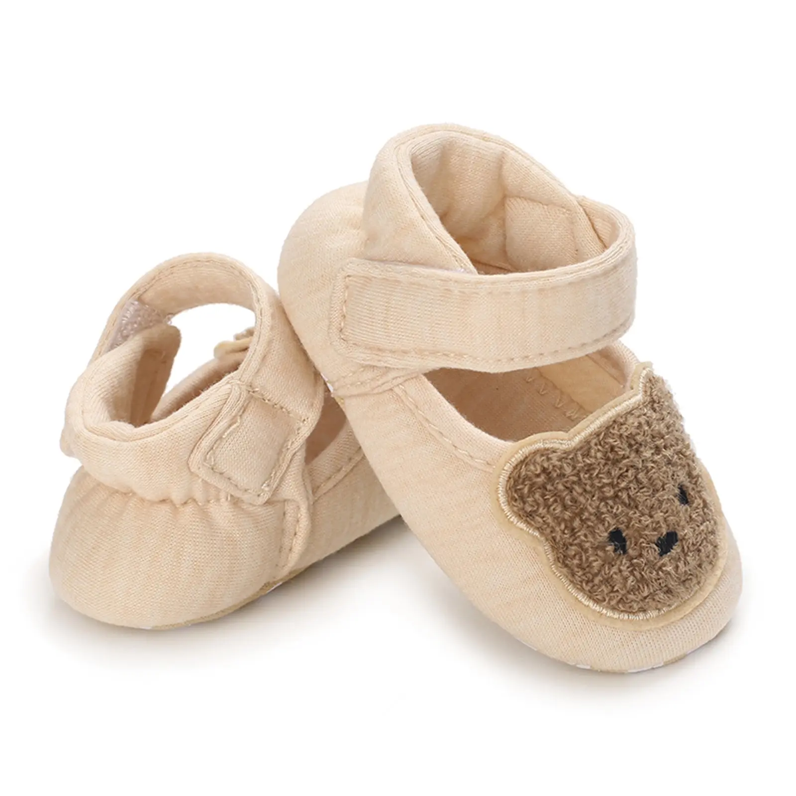 Infant Baby Breathable Shoes for Spring Autumn, Cartoon Bear/Rabbit Shape Non-Slip Sole Shoes, 0-12 Months