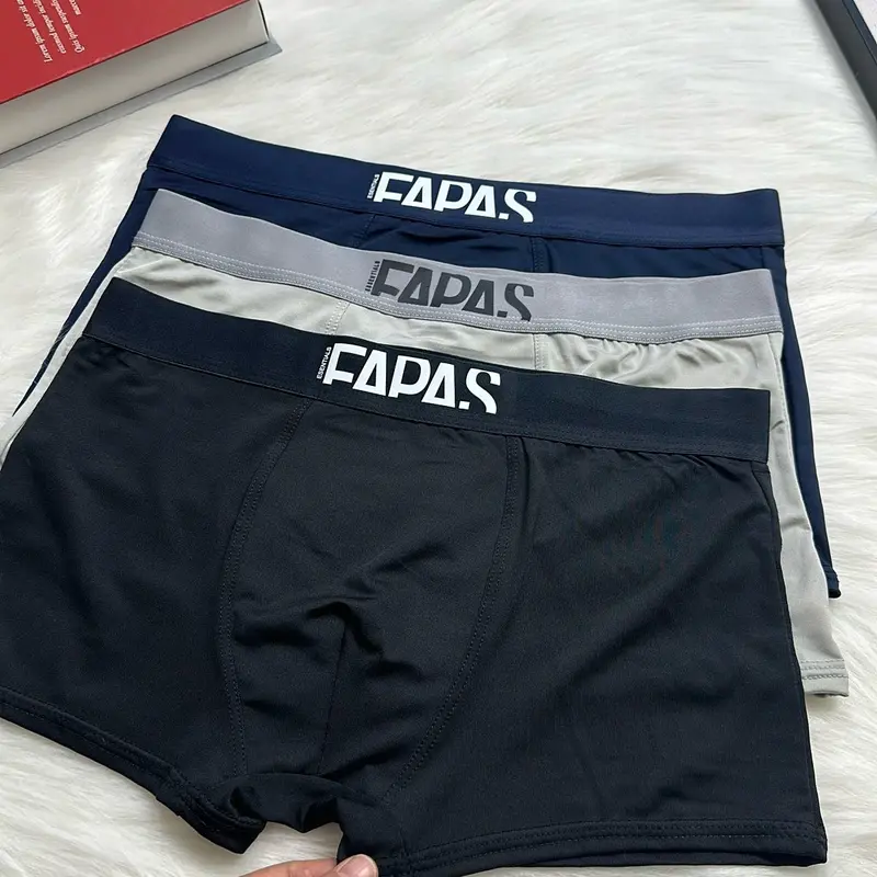 Quần sịp nam boxer FA.BAS , chất thun lạnh cao cấp co giãn đa chiều, đồ lót mát , đồ lót cao cấp dành cho nam - Menswear Quần Boxer 3