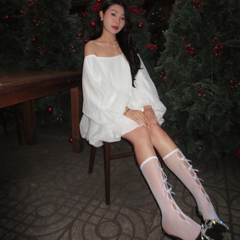 [RESTOCK] ÁO TRỄ VAI TAY BỒNG NAOMI TOP A143