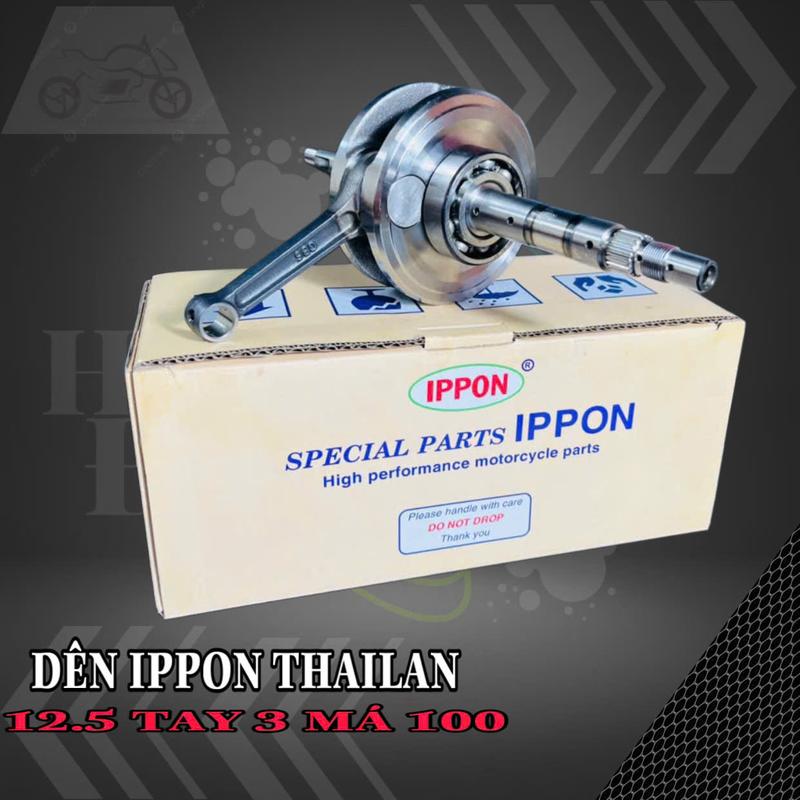  Dên ippon thái lan đôn 12.5 tay 3 má 100 cho xe WAVE  DREAM phụ kiện 