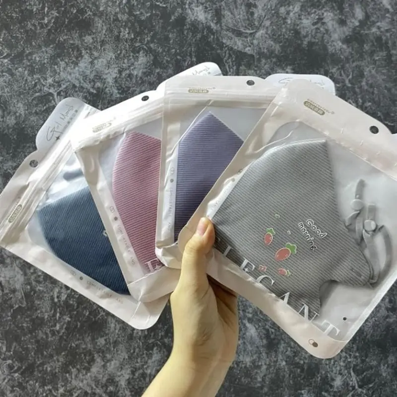 Khẩu trang 3D vải su nhập khẩu cao cấp chống bụi mềm mịn thoáng mát Phụ Kiện Hoa Women Nhung Kiềng Môi 4
