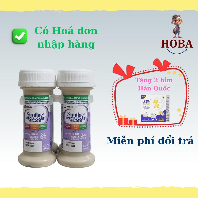 Tặng bỉm 8 48 ống Sữa Similac Special Care Abbott- 24 kcal dành cho trẻ sinh non Cho Bé 0-12 tháng tăng cường Lutein Vitamin E DHA&AA