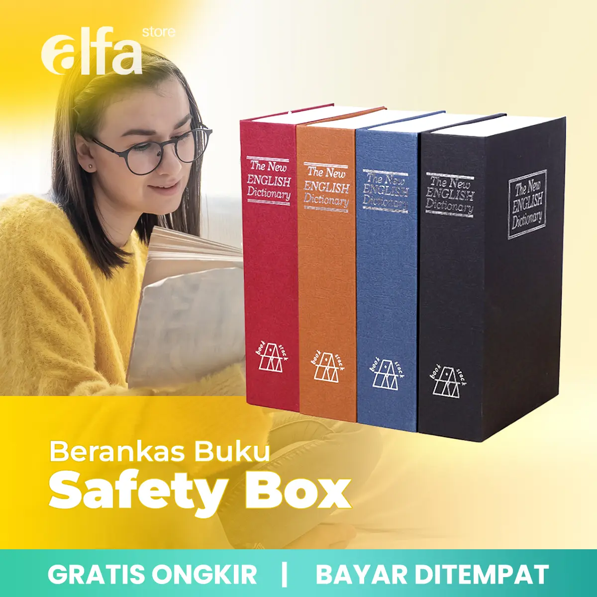 Brankas Bentuk Buku Safety Box