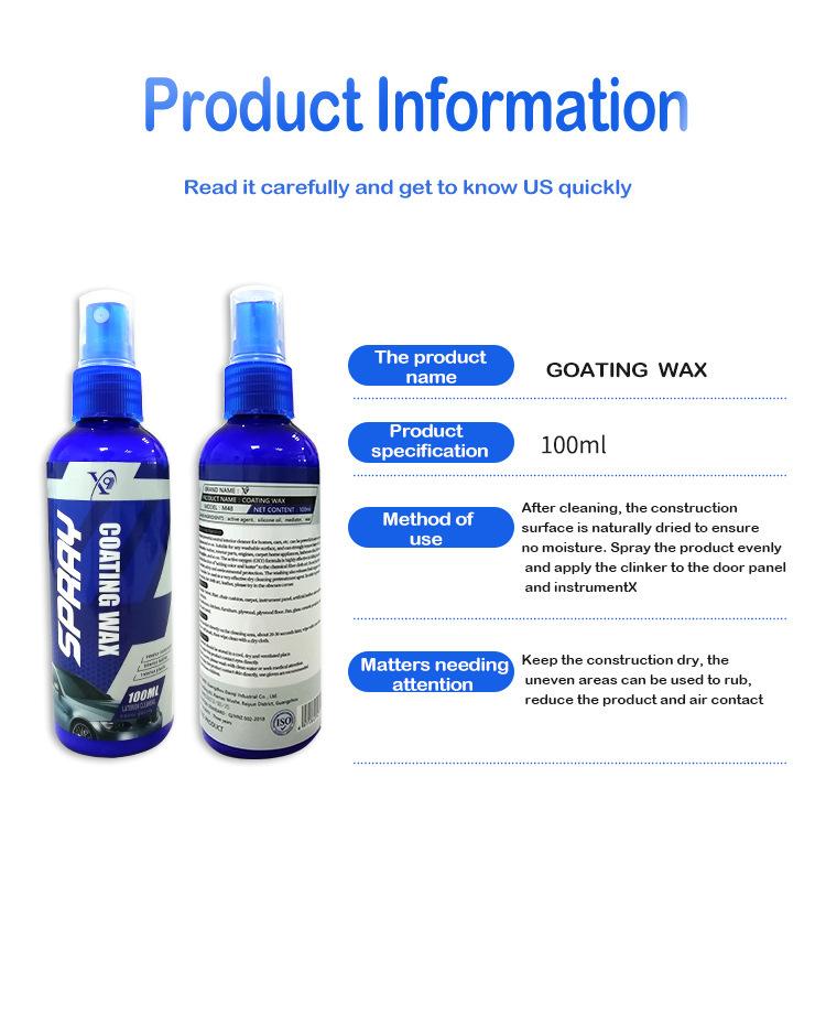 Product Introduction of Car Plastic Repair Black Gloss Car Cleaning Products Car Polish and Repair Coatings Repair Car Details 15