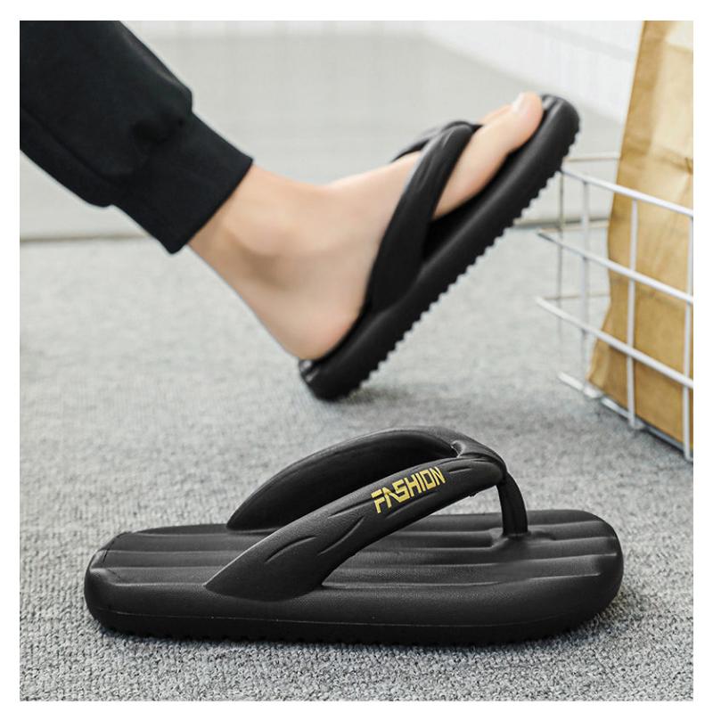 Product Introduction of Men Wear 2024 Hot Super Soft Thick Sole Anti-slip Anti-odor Lightweight Outdoor Home Clip-on Slippers 36