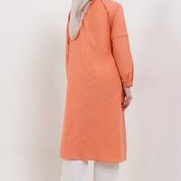 Gambar MFMW Lolo Midi Dress Gamis Orange - S dari MFMW Shop Kota Bandung 3 Tokopedia