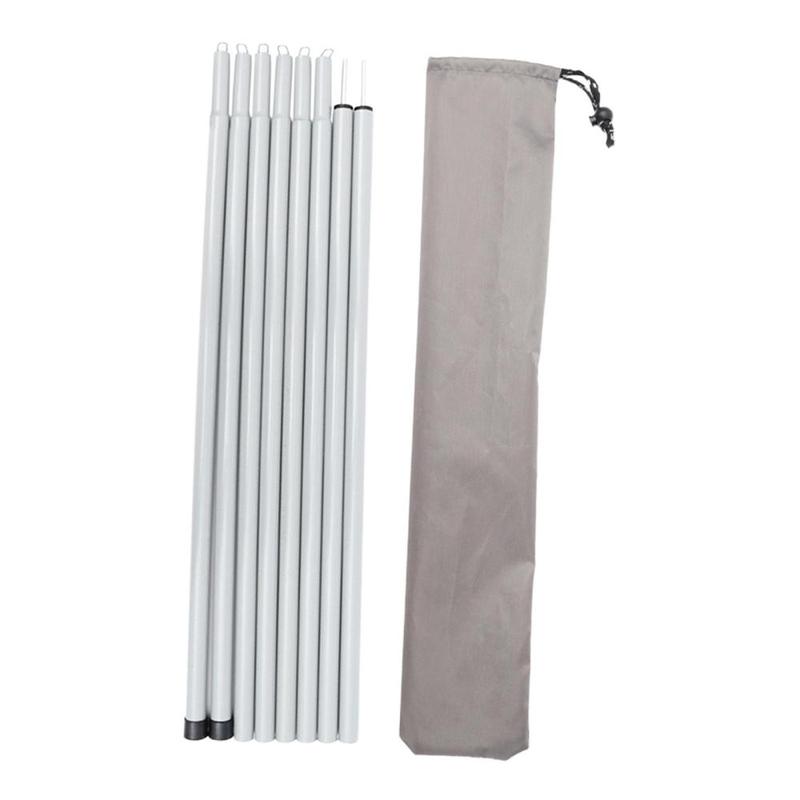 Tarp Poles Adjustable Tent Poles Tarpaulin Thickened Heavy Duty Outdoor Shelter 0
