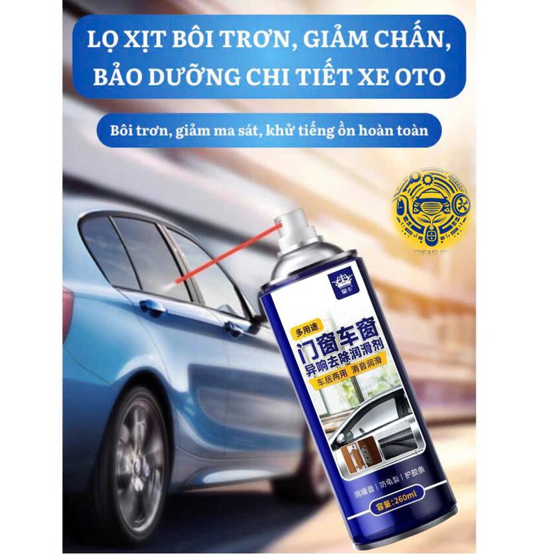 Chai Xịt Bôi Trơn Gioăng Cửa Kính Ô Tô ,Chống Kẹt Kính Bảo Dưỡng Gioăng Cao Su, Cửa Sổ Trời Xe Hơi
