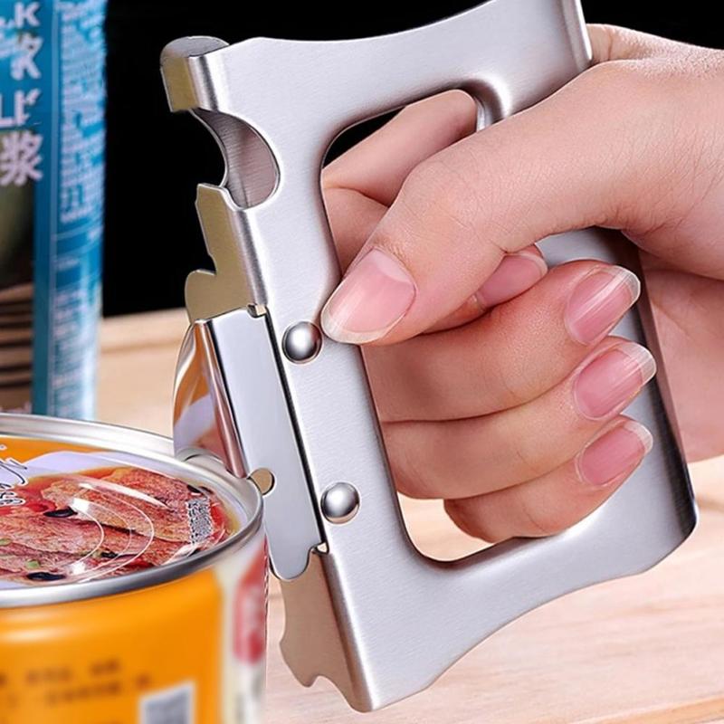 Product Introduction of Stainless Steel Can Opener Manual Multifunctional For Can Beer Milk Bottle Heavy Duty Kitchen 21