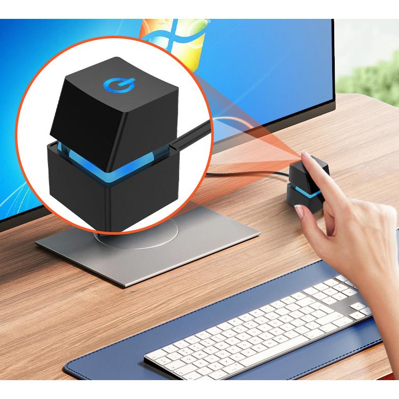 Phụ Kiện Nút KeyCap Power Blue Switch Công Tắc Khởi Động Máy Tính Bên Ngoài Dây Dài 1.6 Met - Hàng New 6