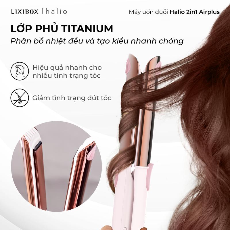[LIVE] Máy Tạo Kiểu Tóc Halio 2in1 Airplus Hair Styler - Máy Uốn, Máy Ép - Mới 3