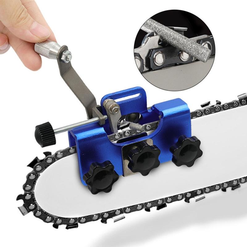 Portable Electric Chainsaw Sharpener Tool Aluminum Alloy Chainsaw Sharpening Jig Handheld Grinding Machine Tools 4