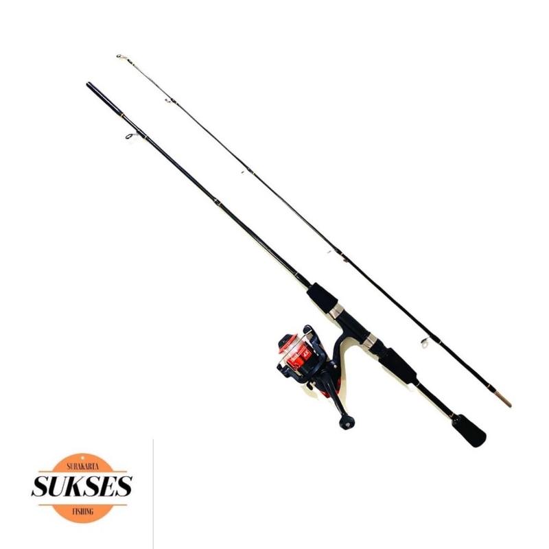 Sepaket Joran Kolam 8-17lbs 150cm dan Reel atom TM200 0