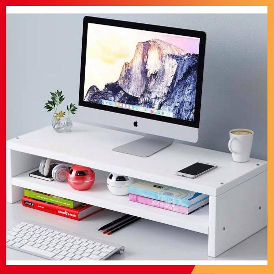 Kệ Để Máy Tính - Kệ Laptop 2 Tầng Lắp Ghép Tiện Ích