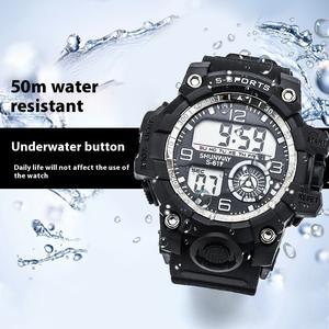 Yulinova New Digital Watch with an Affordable Rubber Strap, Suitable for Both Men and WomenJam Tangan Elektronik, Warna Pastel Selebriti Internet, Kalis Air, Pelbagai Fungsi, Berkilau, Fesyen, Sesuai untuk Pelajar, Bergayawatch  malaysia jam  tangan  arab