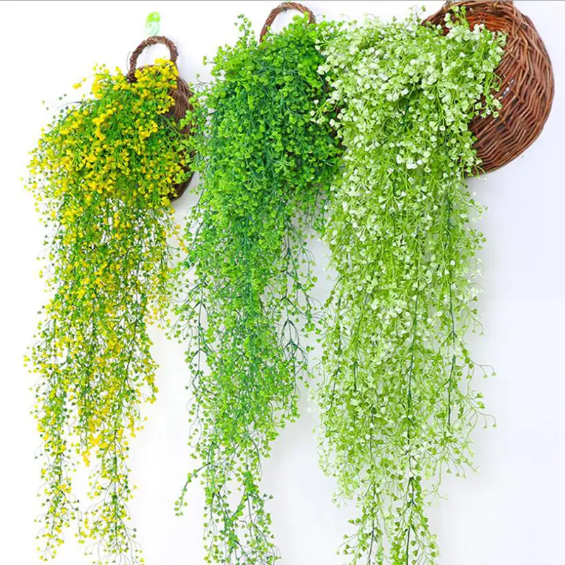 Hoa Dây Leo Nhân Tạo, Treo Tường, Cây Giả Mây, Trang Trí Nội Thất, Hoa, Giả