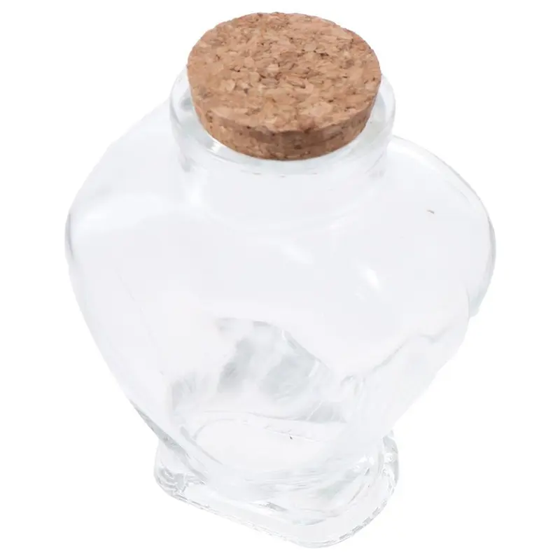 《TK19MTS》  Rosegoods1 Lọ Thủy Tinh Rỗng Hình Trái Tim Có Nút Chặn Dùng Đựng Điều Ước Hoặc Làm Đồ Thủ Công diy Trang Trí Tiệc Cưới 4