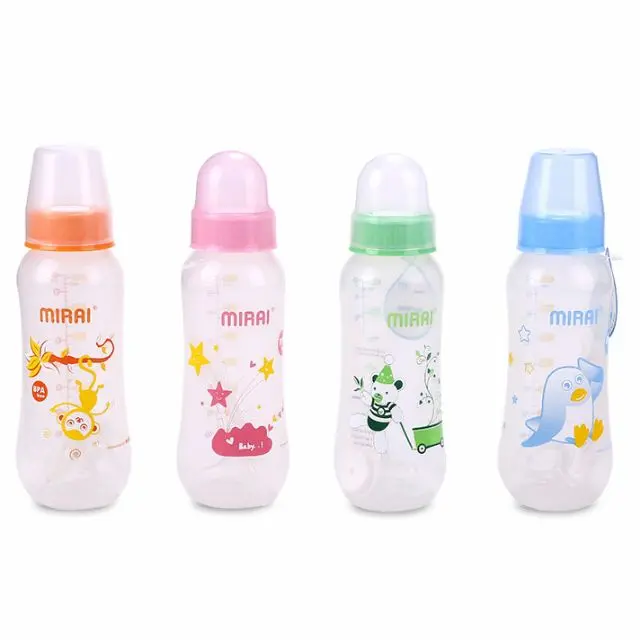 (250ml) Bình sữa Medi Kids - van chống sặc/ Bình sữa Jumi có quai 0