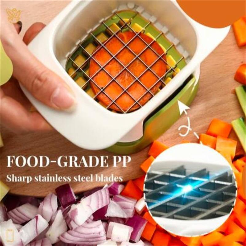 Product Introduction of Manual Potato Cutter, 1 Count Multifunctional Vegetable Cutter, Household Kitchen Fruit & Vegetable Cutter, Kitchen Utensils & Gadgets 4