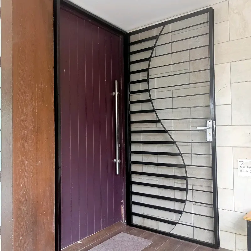PINTU BESI KASA NYAMUK KAWAT BAJA MINIMALIS 0
