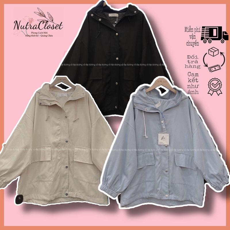 Áo khoác kaki dạ da lộn 1 lớp trơn basic unisex ulzzang nam nữ