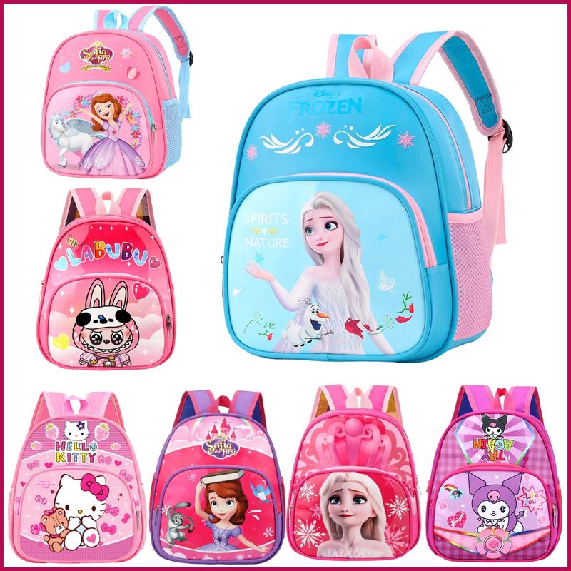 Balo cho bé  gái mẫu giáo , mầm non , cặp trẻ em đi học 1-6 tuổi, ba lô hình người nhện siêu nhân  công chúa TL2312