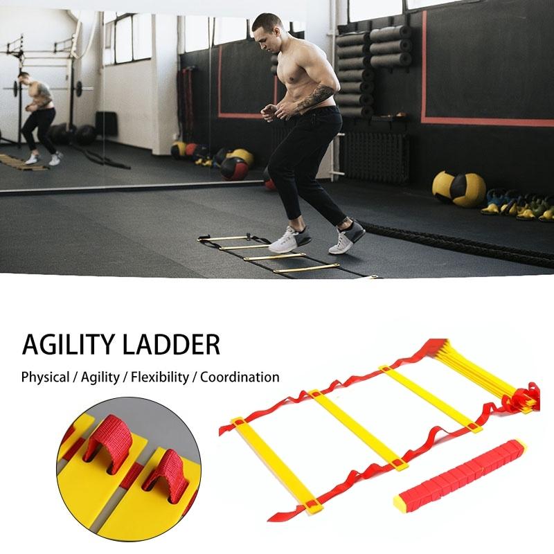 Product Introduction of Agility Training Obstacle Rungs Speed Ladder & Sport Cone For Football Basketball Adjustable set 0