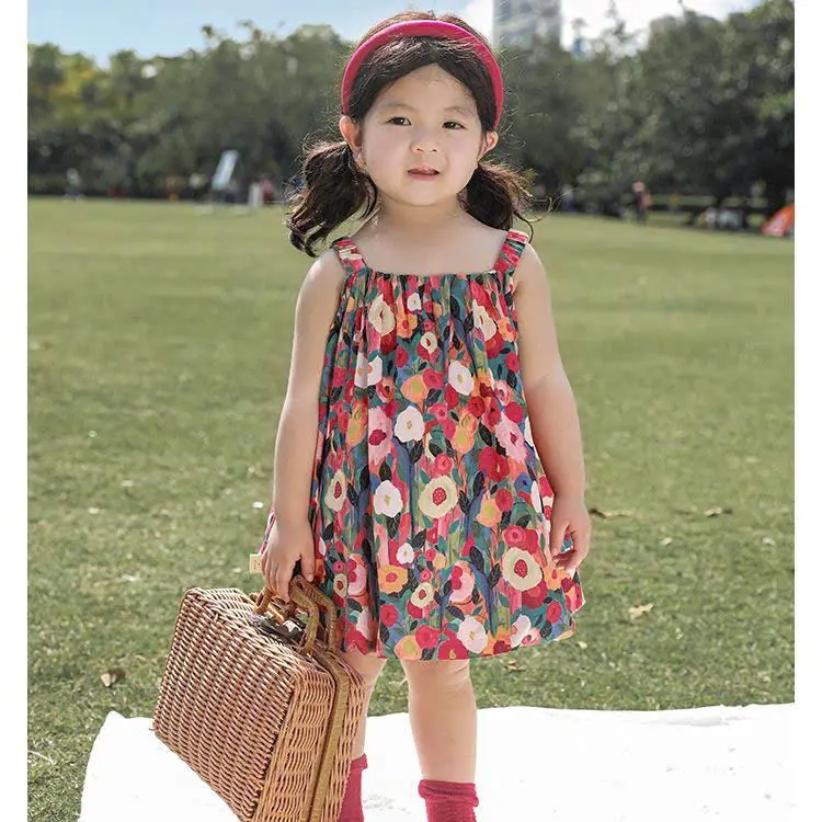Tina.Kids-Váy hoa mùa hè QCCC màu sắc nổi bật cho gái yêu 0