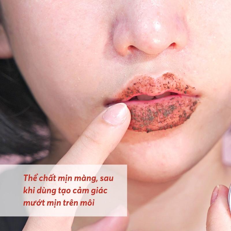 Tẩy da chết môi Lip Scrub Môi Hồng Giảm Thâm Dưỡng Ẩm Cho Môi Cỏ Mềm 18g Son Đường Nữ 1