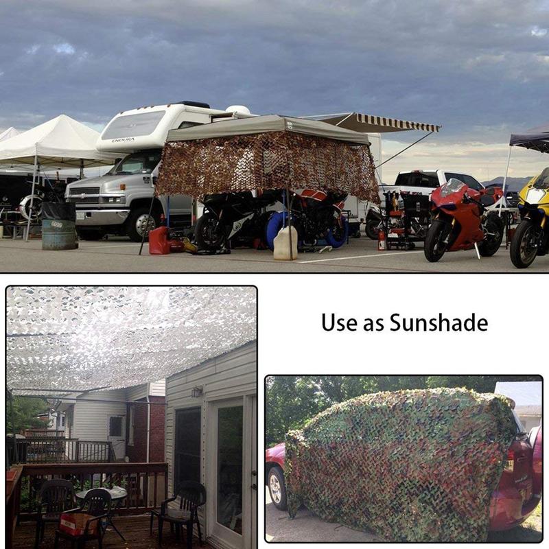 Goiwesyk 2x3m Military Army Camo Camping Hunting Woodland Camouflage Netting Sun Shelter 2