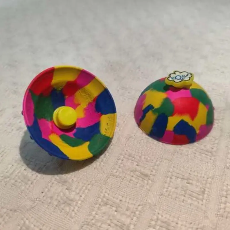Bouncing Toy, Multicolor Rotating Bouncing Bowl Shaped Fidget Toy, Leisure Toys For Kids And Adults, Valentine's Day Gift 3