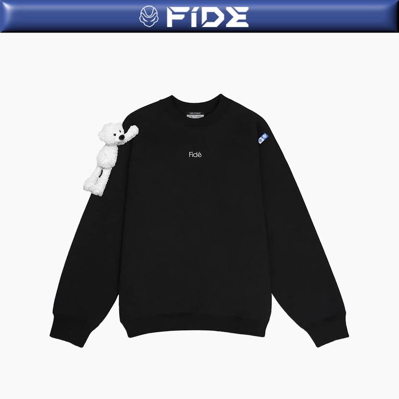Áo Sweater SWT12 -  FIDE TEDDY unisex nam nữ Cotton oversize form rộng(Tặng gấu)