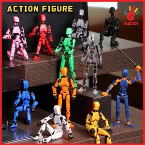 Gaudi Action Figure Dummy 13/Print Figure Multi-sendi Bergerak/3D Joint Movable Action Figure /Multi Sendi Manekin Cetak 3D