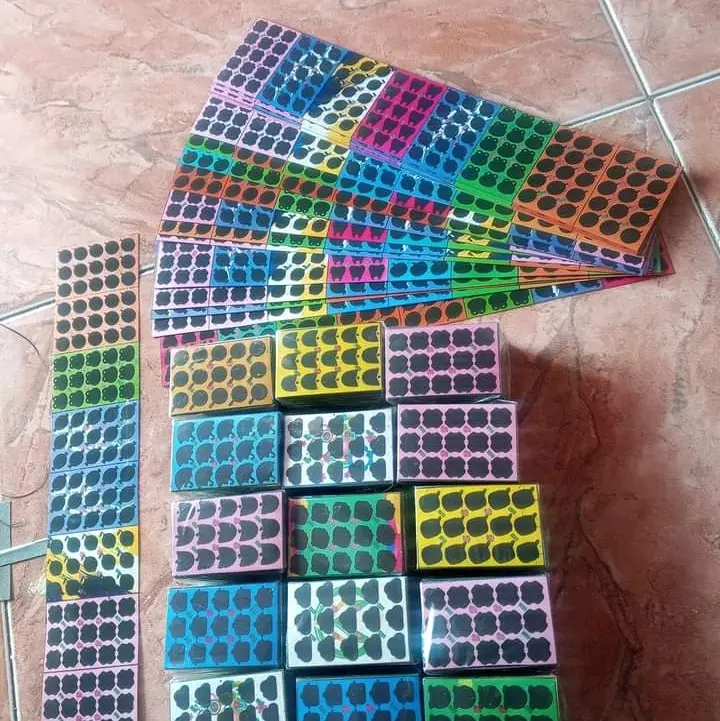 MAINAN GOSOK GOSOK BOM 15 TITIK ISI 600PCS HARGA MURAH