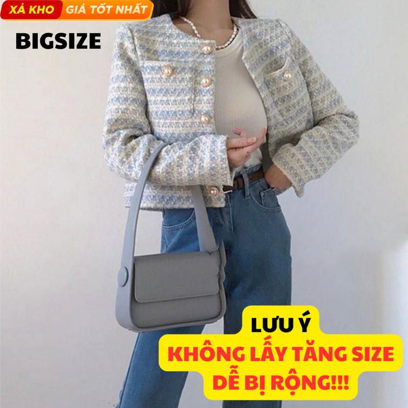 Set Dạ Tweed Bigsize Bốn Màu Xanh Hồng Đen Be Trắng Gồm Áo Khoác Và Chân Váy Cổ Tròn Khuy Ngọc Cho Nữ Và Bạn Gái Đi Chơi Đi Học Đi Làm Di Du Lịch Mùa Thu Mùa Dông Siêu Sang Chảnh Thanh Lịch Quý Phái Điệu Đà Trẻ Trung Năng Động