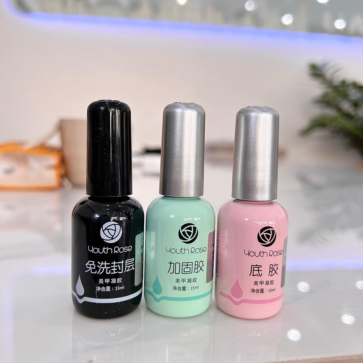 [Chính Hãng] Base Top Cứng Móng Hoa Hồng Youth Rose 15ml Chuẩn Sịn Cao Cấp, Gel Liên Kết, Top Phủ Bóng, Cứng Móng, Làm Nail Bền Đẹp Nữ Women Sơn Gel