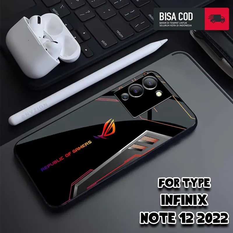 Case INFINIX NOTE 12 2022 - Casing INFINIX NOTE 12 G96 2022 - MOTIF ROG - Hardcase Premium Glossy - Casing - Silikon - Softcase Hp - Aero Case - Case Terlaris - Case Terbaru - Softcase - Case Mewah - Kesing Hp - fashion case 1