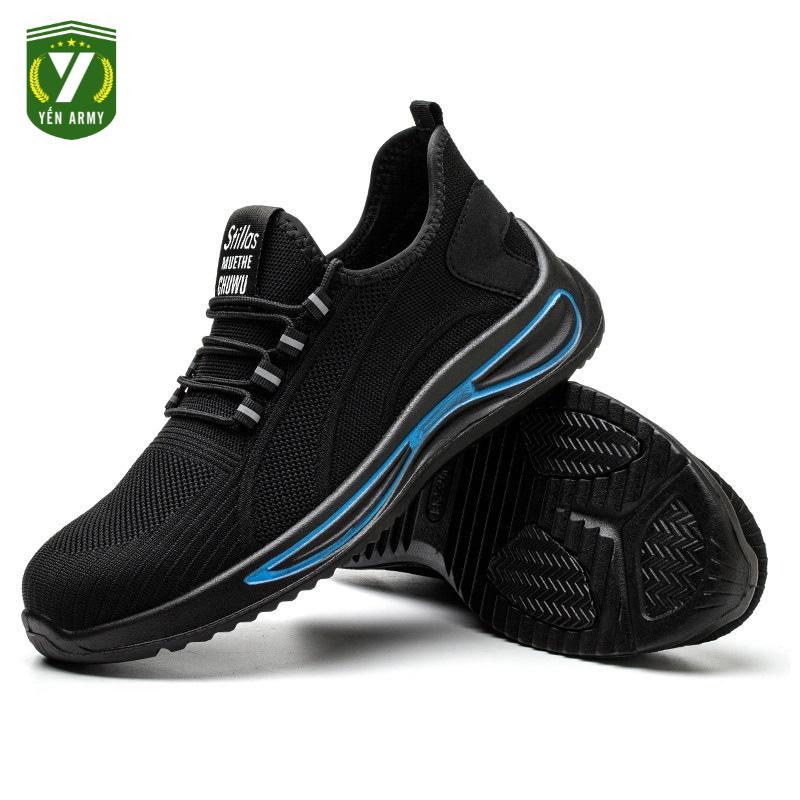 Giày Bảo Hộ Lao Động Nam Thể Thao AQX 232 - Chống Đinh Chống Cắt - Tặng Kèm Tất Chân