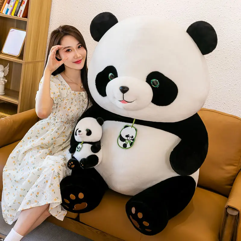 Búp Bê Gấu Trúc, Mô Phỏng, Lớn Và Nhỏ, Đồ Chơi Nhồi Bông, Kho Báu Quốc Gia, Nhận Quà Sinh Nhật Cho Bé Gái, Ragdoll Miễn Phí 2