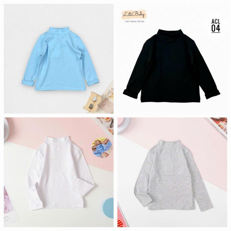  Made in VN Áo Giữ Nhiệt Cho Bé Trai  Bé Gái  size 4-16 15-55kg   ĐỒ Bộ Cao Cấp  Quần Kaki Cao Cấp  áo cổ 3 phân dài tay cho bé trai,bé gái chất cotton 4c dày mịn 